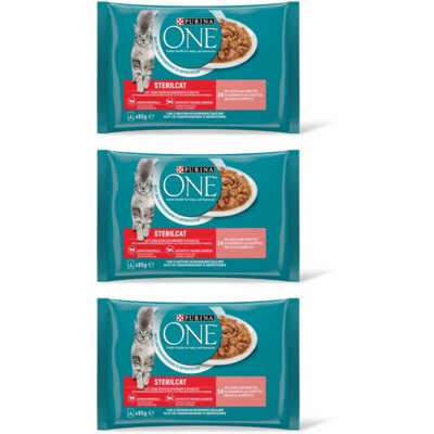 pdp-image-Purina ONE Sterilcat met zalm en wortels 3-pack