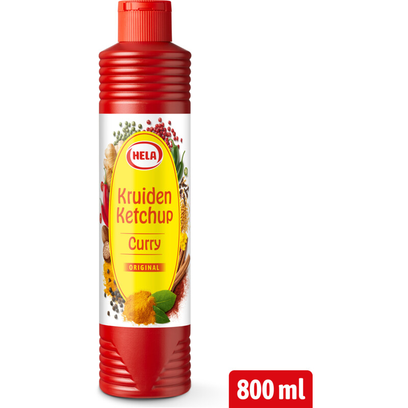Een afbeelding van Hela Kruiden ketchup curry original