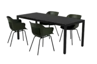 Hartman Combideal diningset Jill 170 moss groen