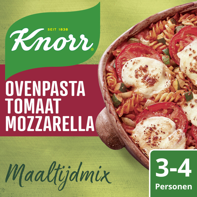 Een afbeelding van Knorr Maaltijdmix ovenpasta tomaat mozzarella