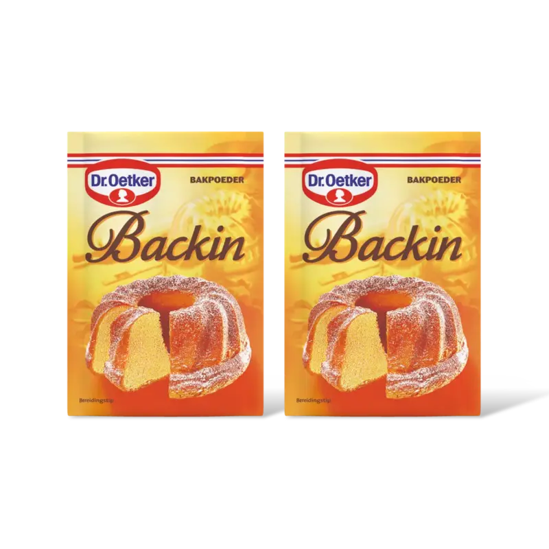 Dr. Oetker Backin bakpoeder 2-pack