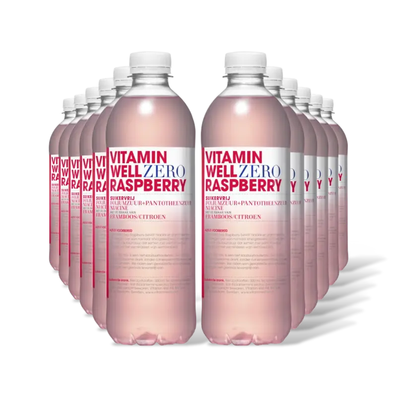Vitamin Well Zero raspberry 12-pack