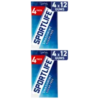 Sportlife Smashmint sugar free gums 8-pack