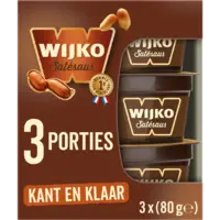 Wijko Satésaus kant en klaar 3-pack