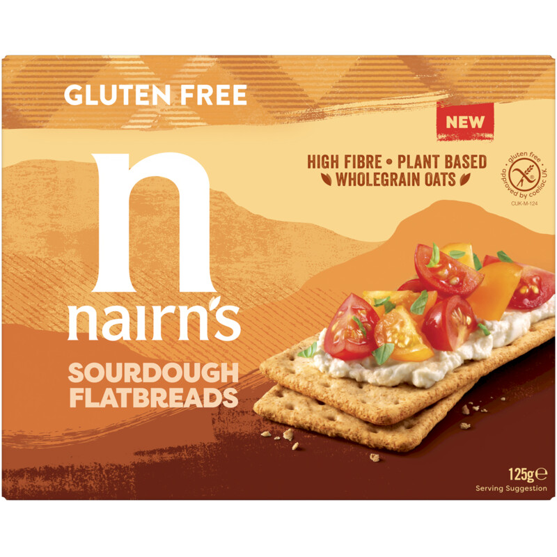 Een afbeelding van Nairn's Sourdough flatbreads gluten free