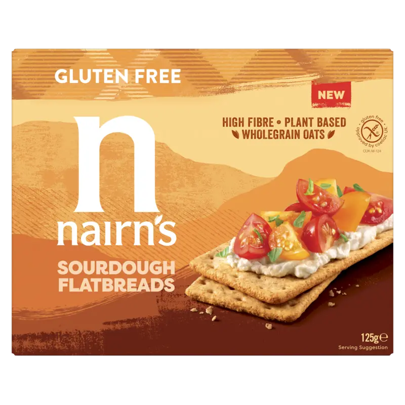Nairn's Sourdough flatbreads gluten free