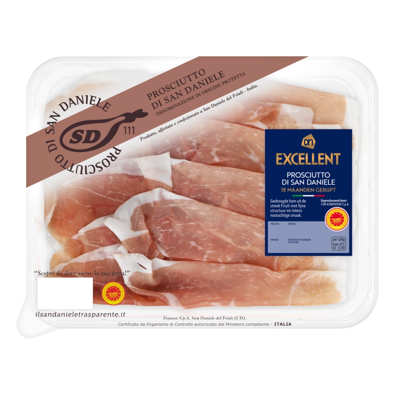 AH Excellent Prosciutto di san daniele