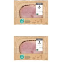 Een afbeelding van AH Roasted ham 2-pack