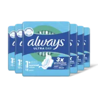 Always Ultra day normal wings maandverband 6pk