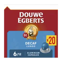Douwe Egberts Lungo decaf capsules