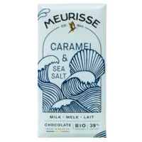 Meurisse Milk chocolate with caramel & sea salt