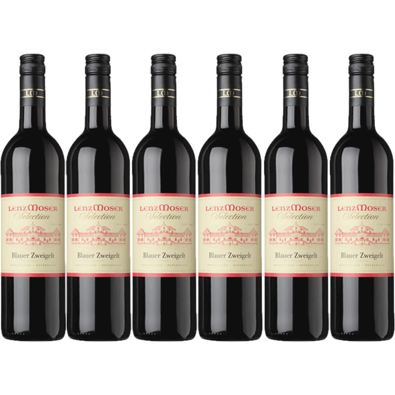 Een afbeelding van Lenz Moser Selection blauer zweigelt 6 flessen