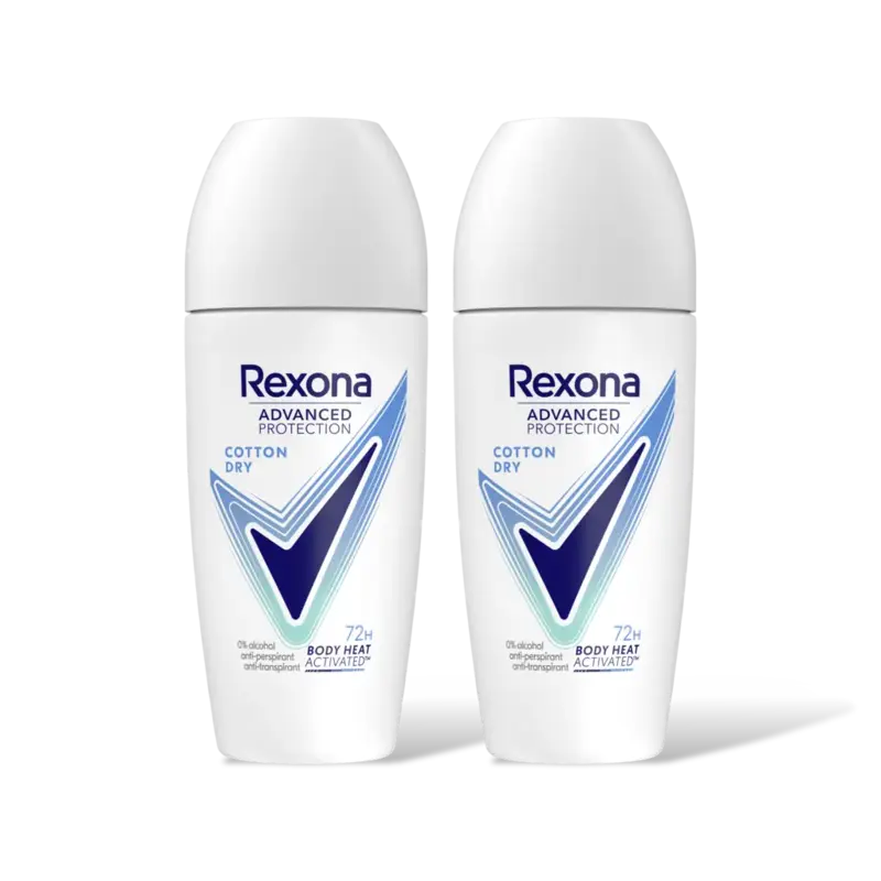Rexona Dry cotton anti-transpirant 2-pack