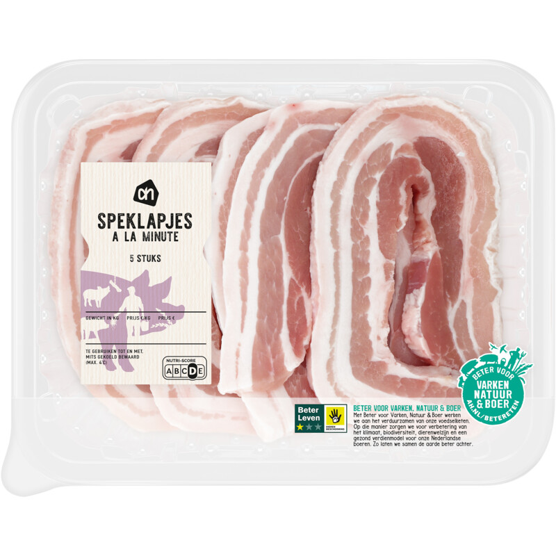 Een afbeelding van AH Speklapje à la minute