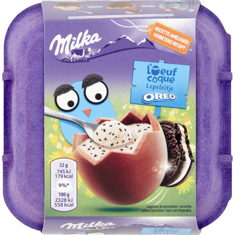 Een afbeelding van Milka Lepeleitje oreo