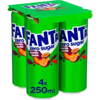 Fanta Exotic zero sugar 4-pack