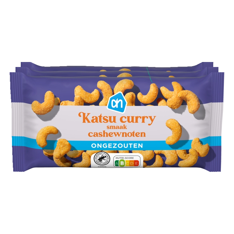 AH Katsu curry cashewnoten 3-pack