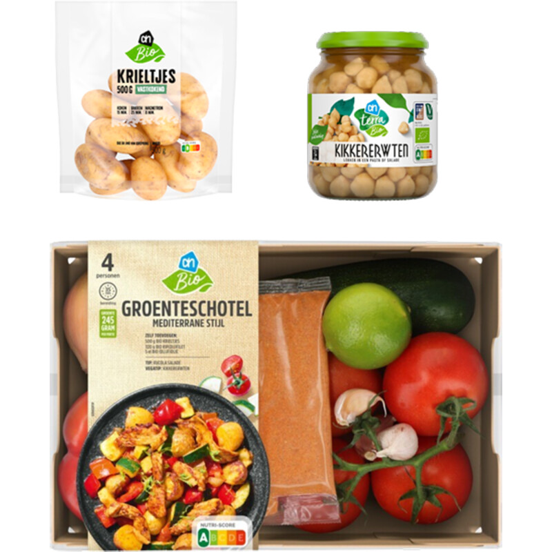 Een afbeelding van AH Biologisch Vega Mediterrane Verspakket