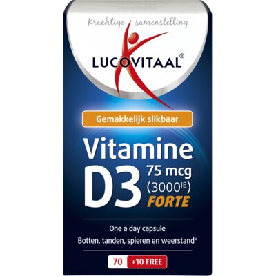 pdp-image-Lucovitaal D3 75mcg forte vitamine capsules