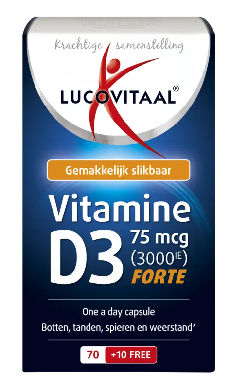 D3 75mcg forte vitamine capsules