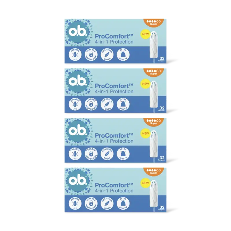 o.b. Pro Comfort Advanced Super 32 4-pack