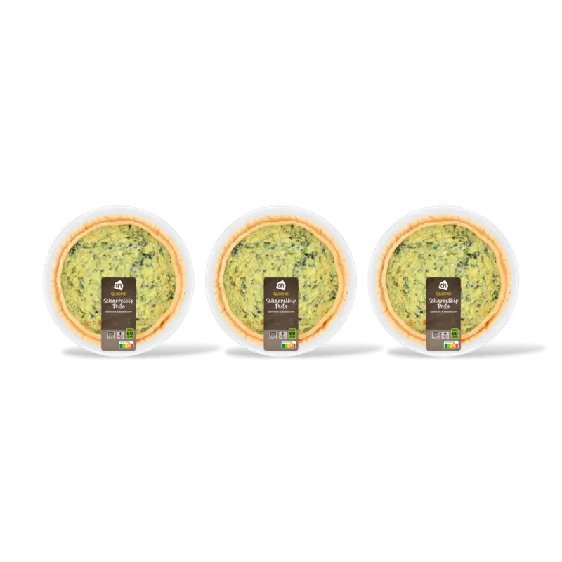 Quiche kip pesto spinazie 3-pack