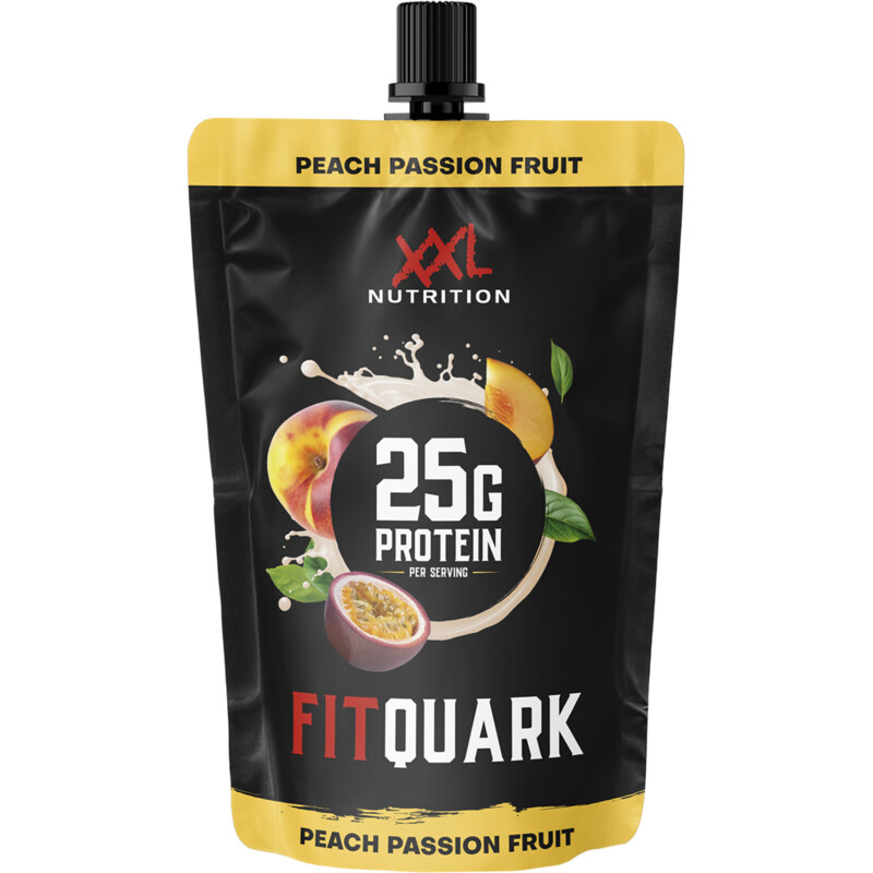 Een afbeelding van XXL Nutrition Fitquark peach passion