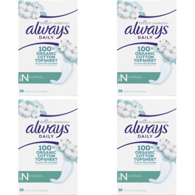 pdp-image-Always Inlegkruisjes bio cotton normal 4-pack