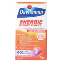 Davitamon Energie boost forte kauwvitamines
