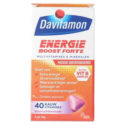 pdp-image-Davitamon Energie boost forte kauwvitamines
