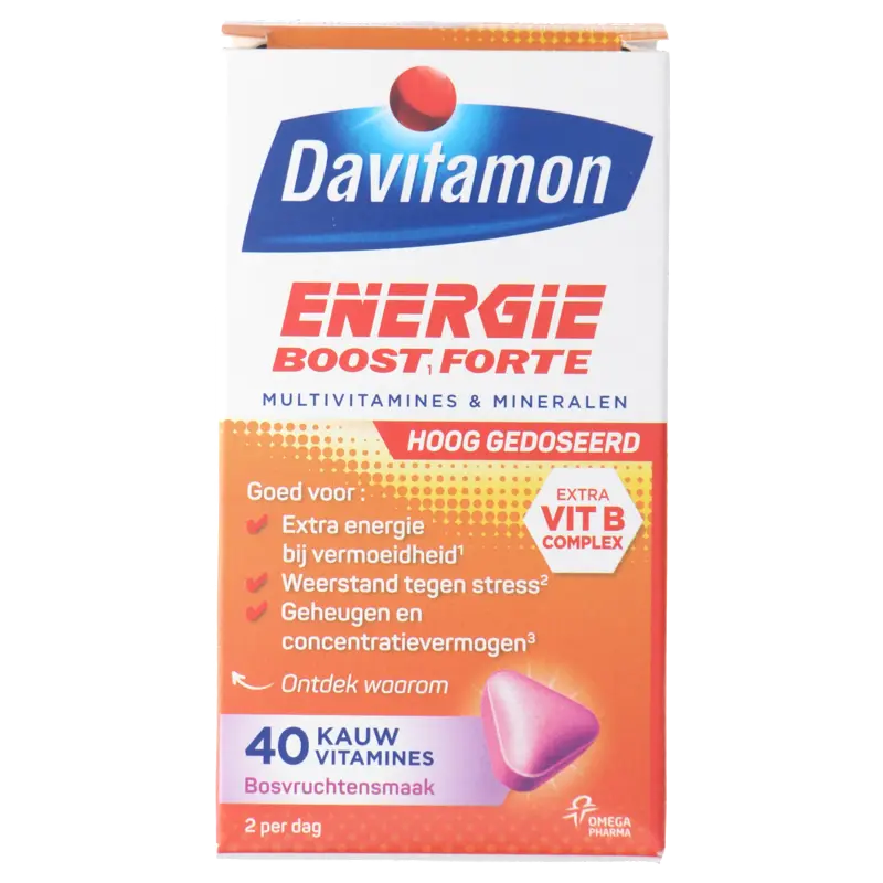 Energie boost forte kauwvitamines
