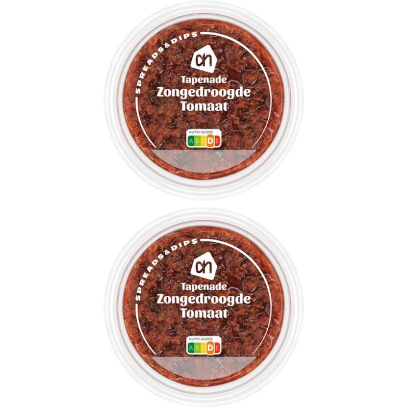 Een afbeelding van AH Tapenade zongedroogde tomaat 2-pack