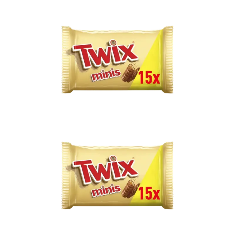 Twix Minis repen uitdeelzak 2-pack