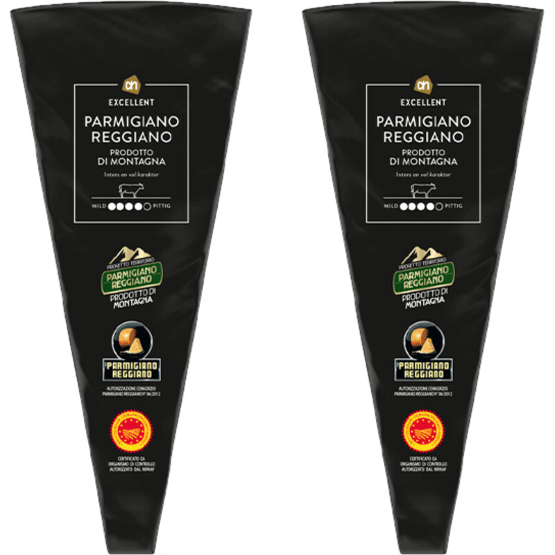 Een afbeelding van AH Excellent Parmigiano reggiano montagna 32+ 2-pack
