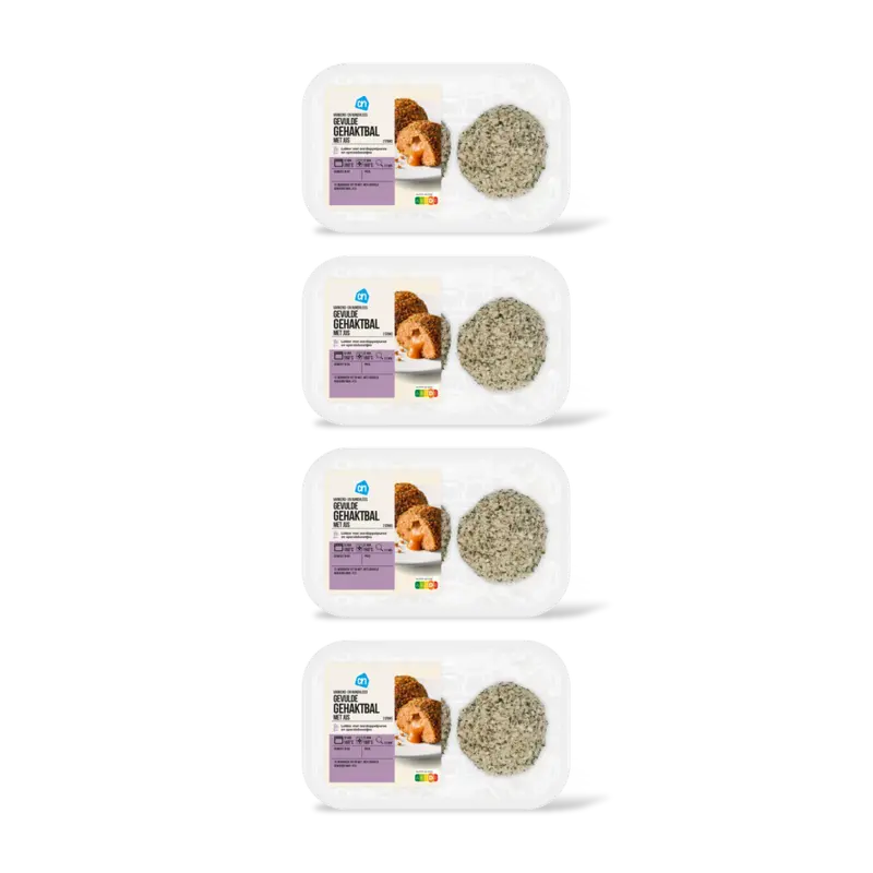 Gevulde gehaktballen met jus 4-pack