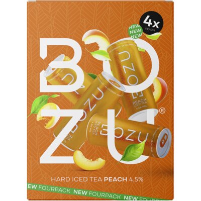 pdp-image-Bozu Hard iced tea peach 4-pack