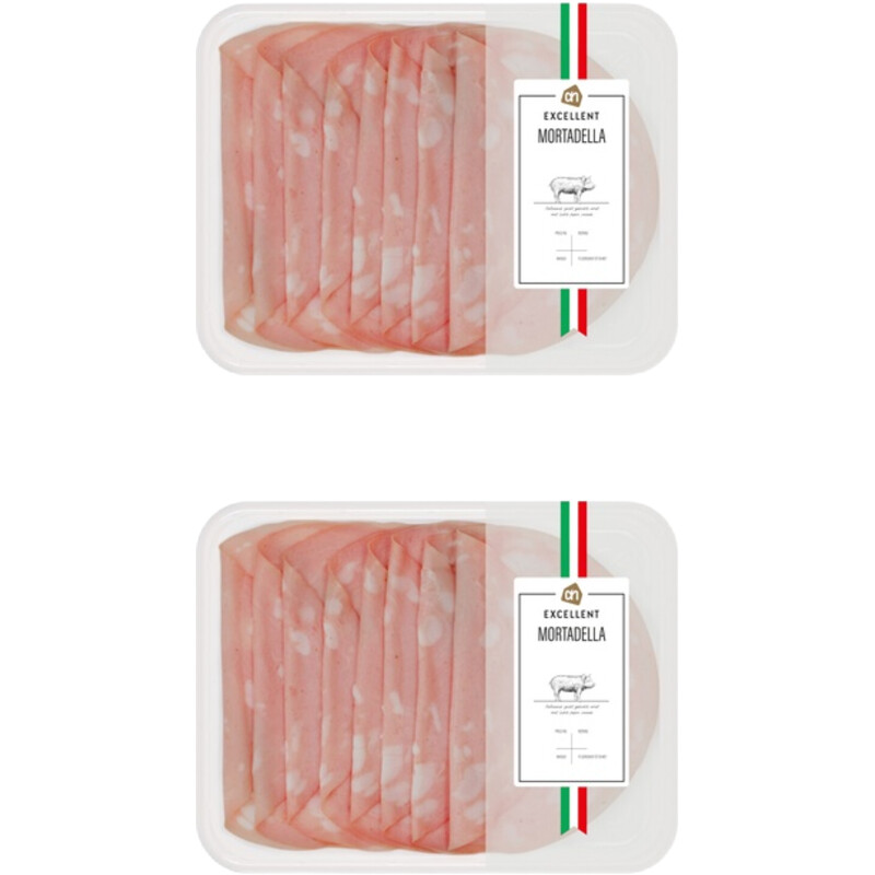 Een afbeelding van AH Excellent Mortadella 2-pack
