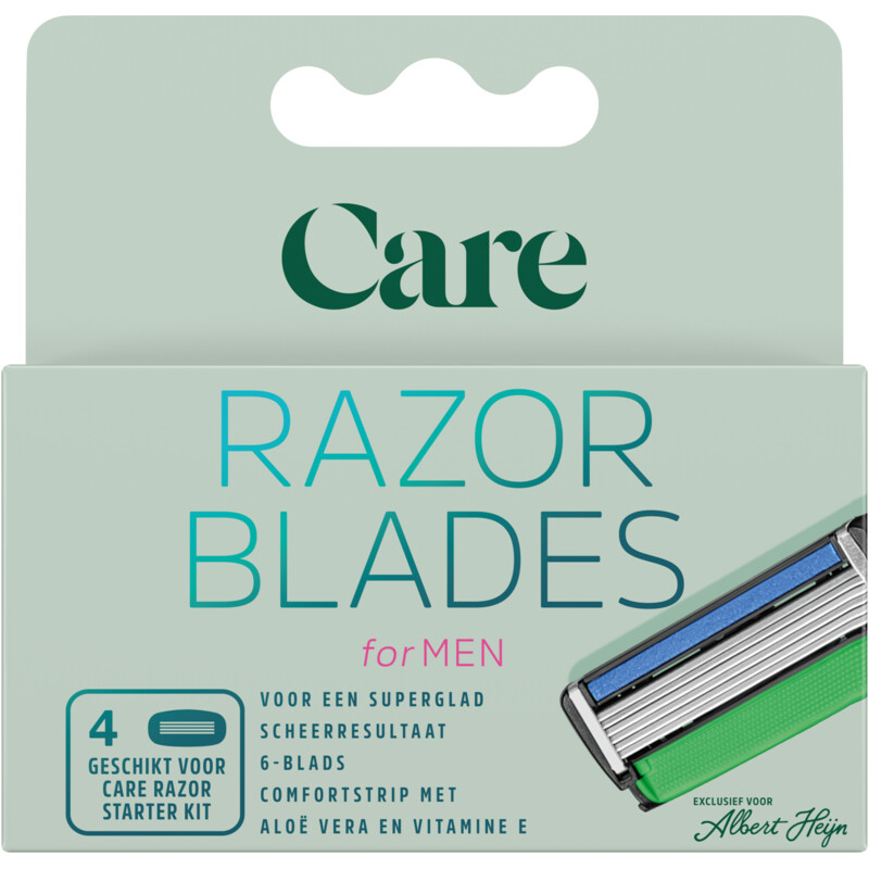 Een afbeelding van Care Razor blades for men