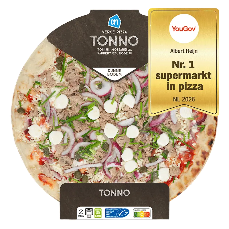 AH Verse pizza tonno