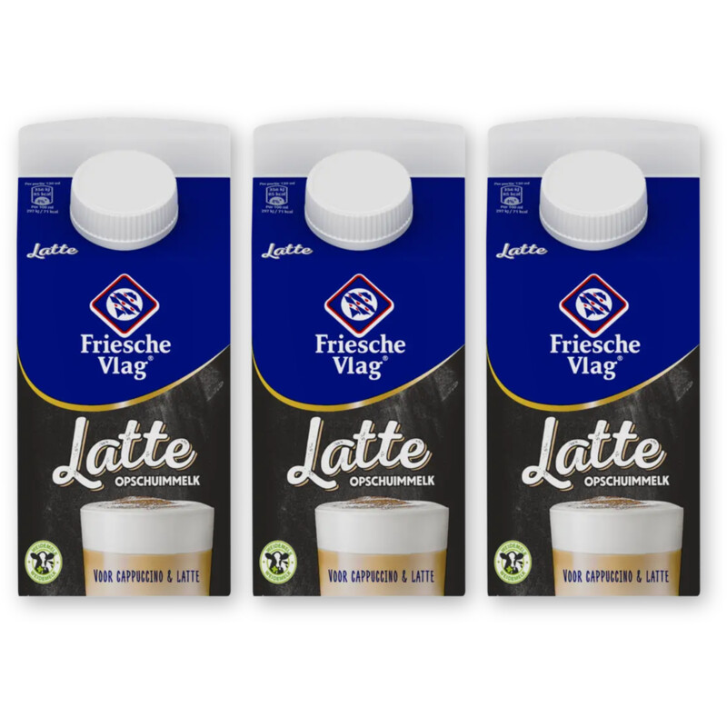 Friesche Vlag Latte opschuimmelk 3-pack