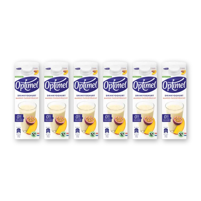 Optimel Drinkyoghurt mango-passievrucht 6-pack