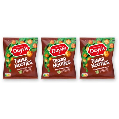 pdp-image-Duyvis Tijgernootjes BBQ Paprika 3-pack