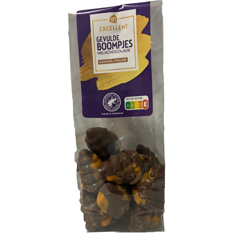 Een afbeelding van AH Excellent Gevulde boompjes karamel praliné