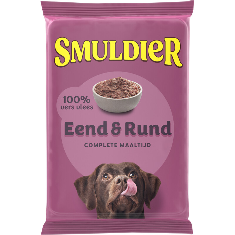 Een afbeelding van Smuldier Eend & rund complete maaltijd