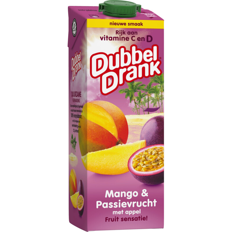 Een afbeelding van DubbelDrank Mango & passievrucht