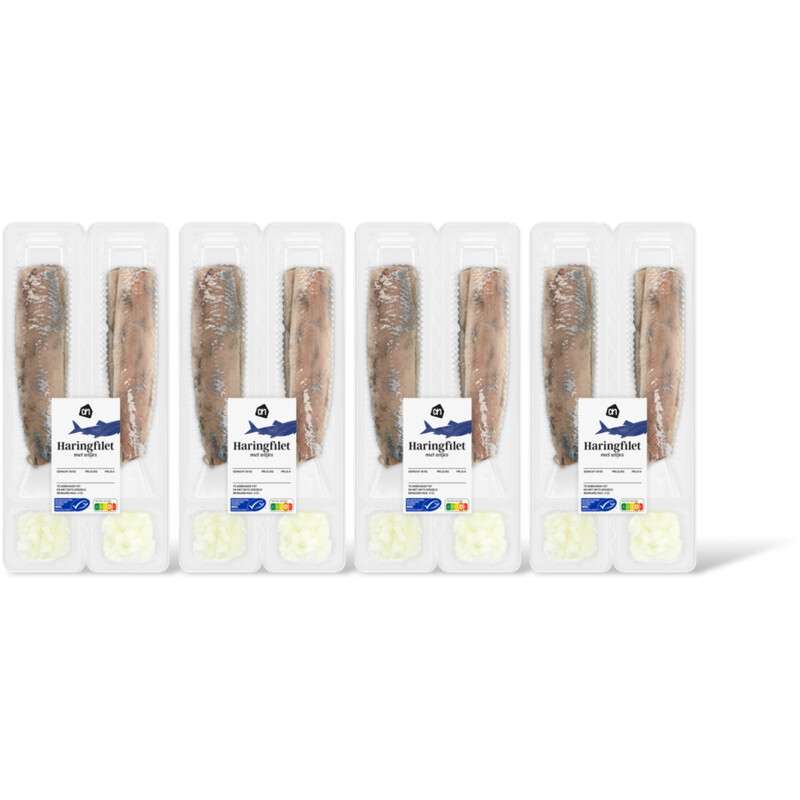 AH Haringfilet met uitjes 4-pack