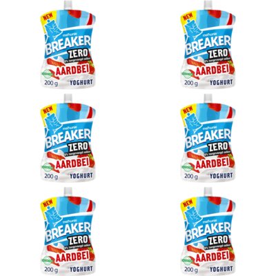 pdp-image-Melkunie Breaker zero aardbei yoghurt 6-pack