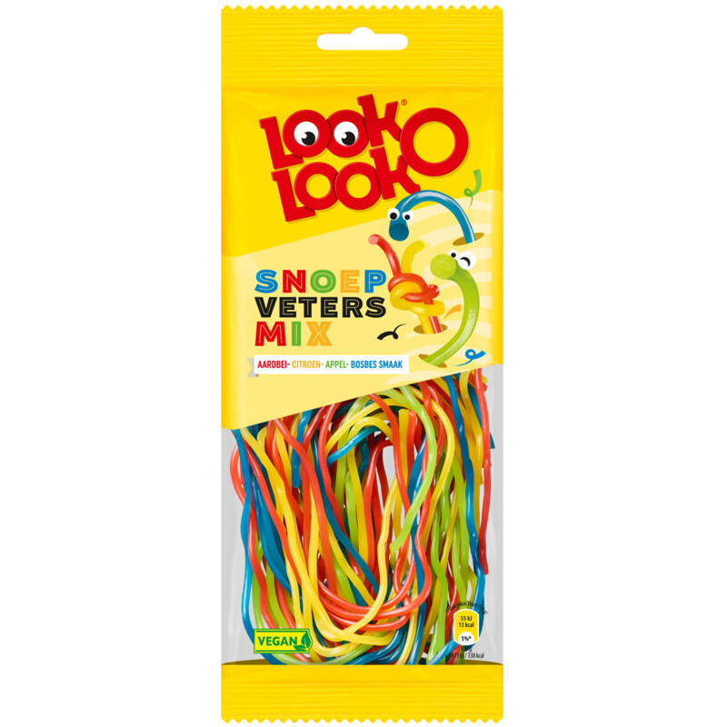 Een afbeelding van Look-O-Look Snoep veters mix