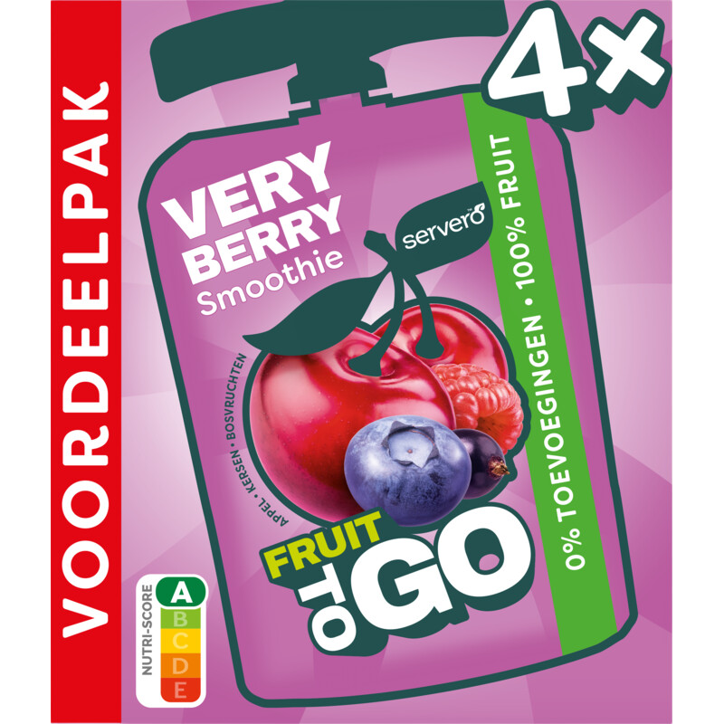Een afbeelding van Servero Fruit to go very berry voordeelpak