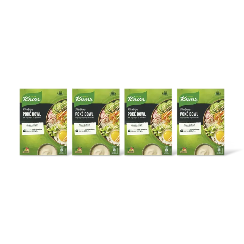 Knorr Foodtrips poke bowl 4-pack